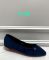 Балетки женские синий F-33